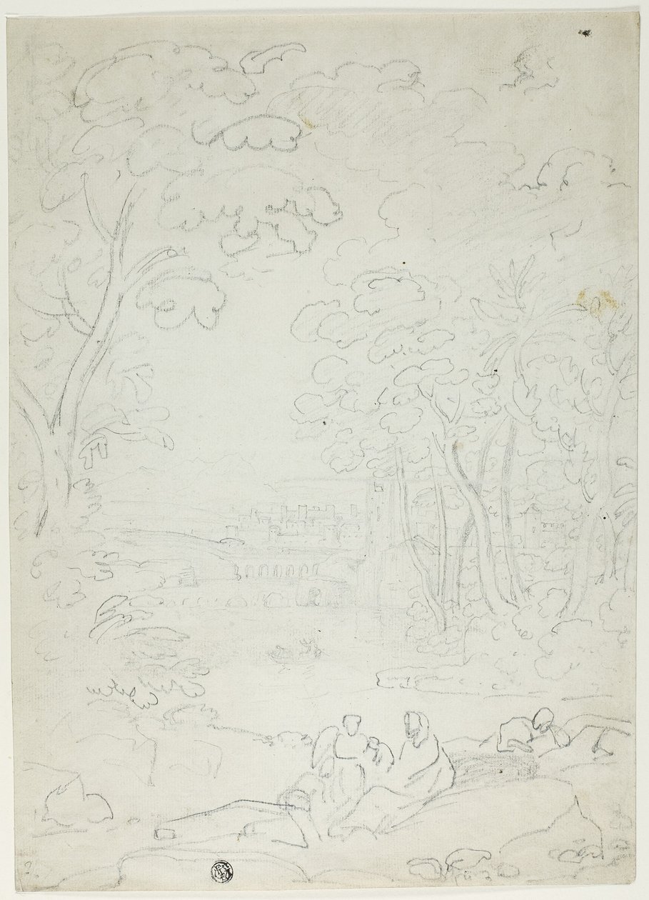 Repos pendant la fuite en Égypte - Richard Wilson
