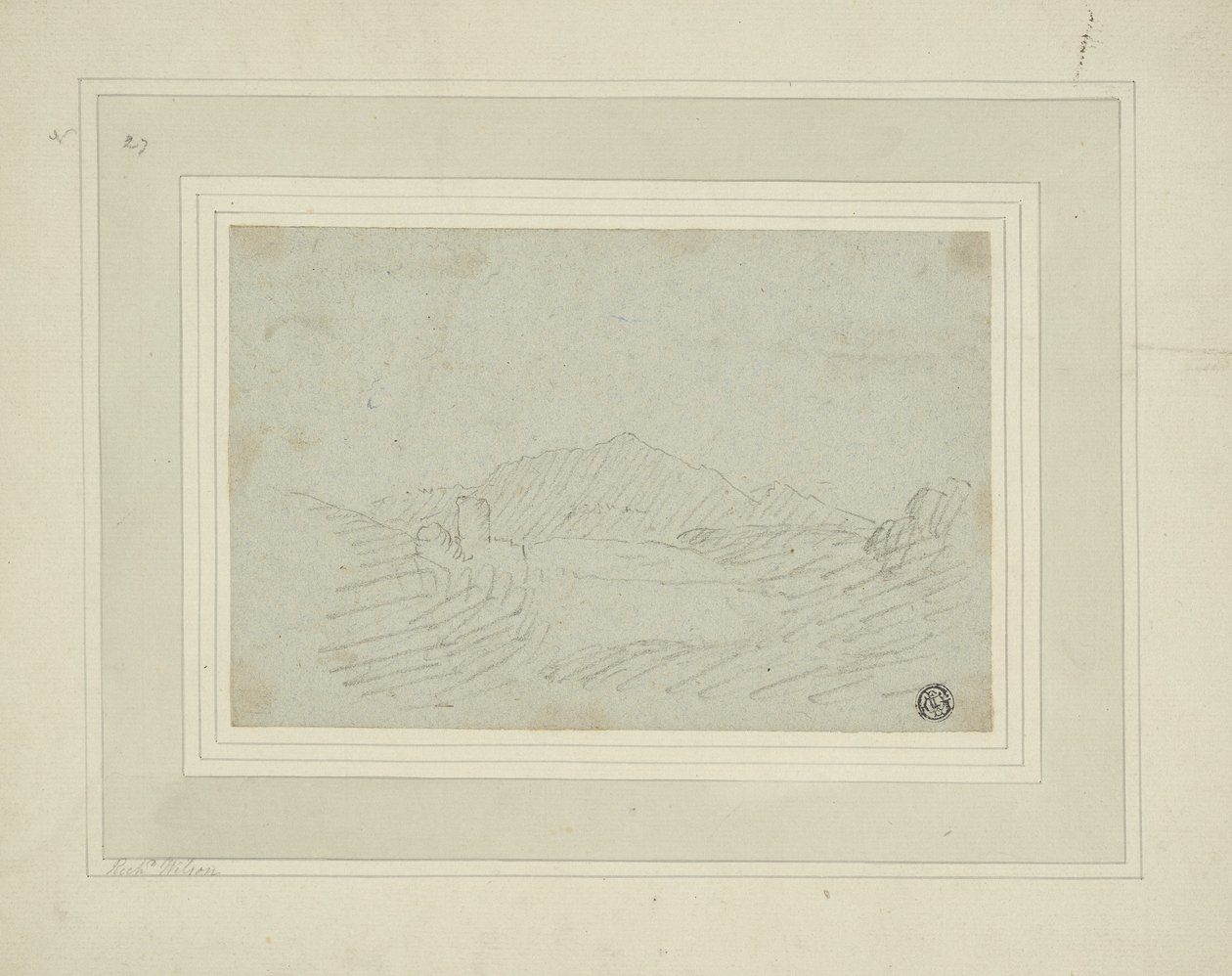 Ruines dans un pays montagneux - Richard Wilson