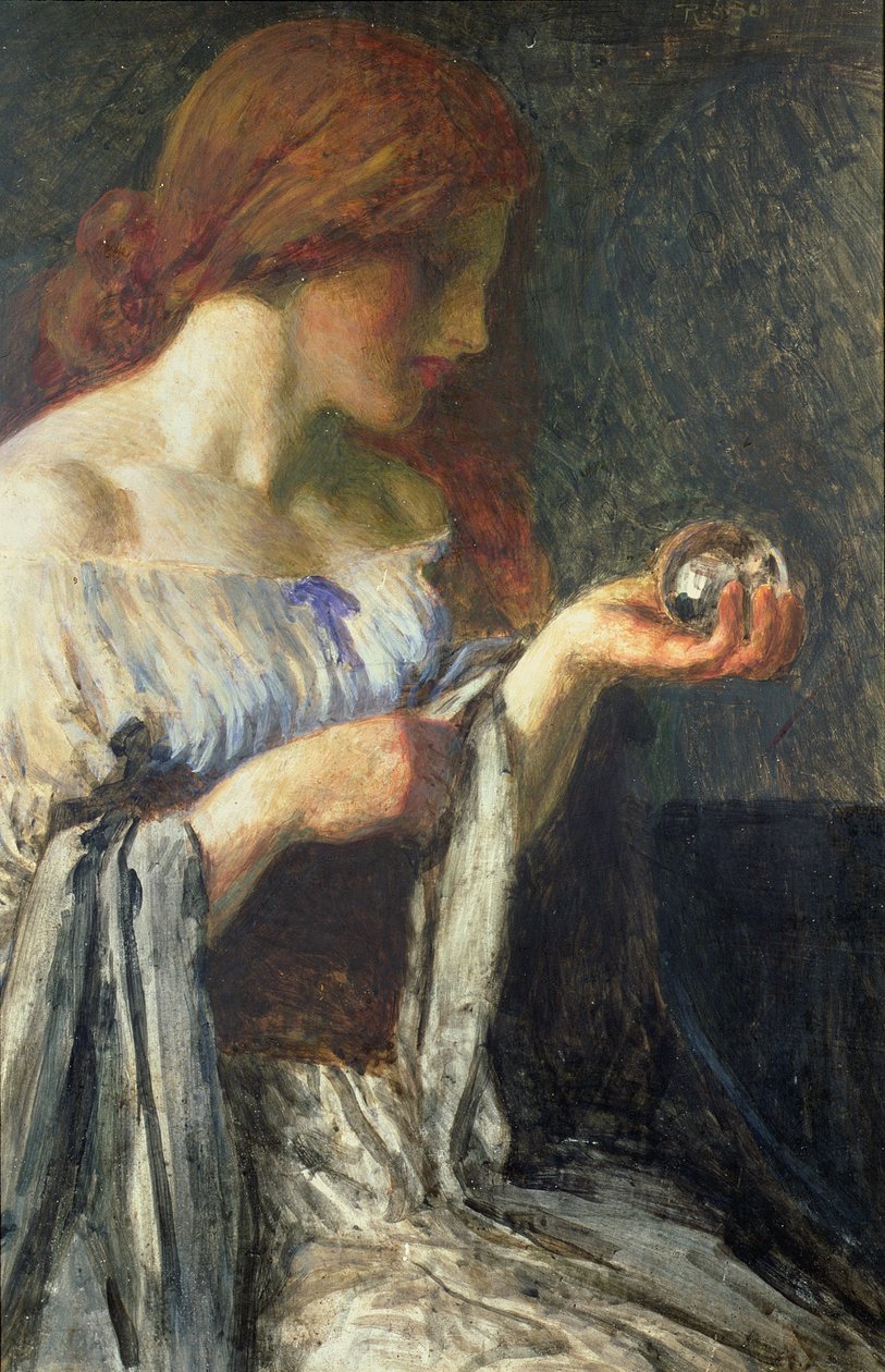 La boule de cristal - Robert Anning Bell