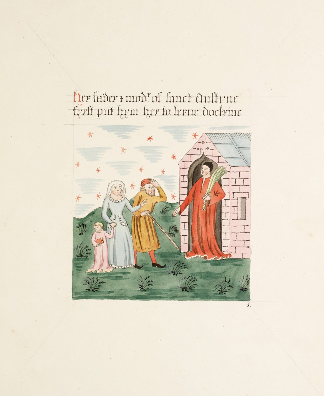 Ms. New Coll 380, f10r. Les antiquités de la cathédrale Sainte-Marie, Carlisle, dessinées par Robert Carlile, 1795 - Robert Carlile