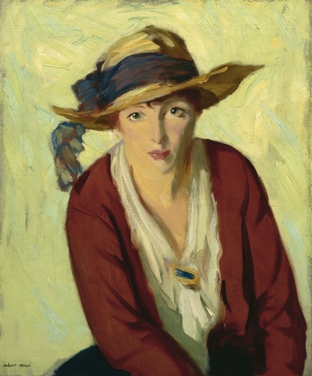 Le Chapeau de Plage, 1914 - Robert Cozad Henri