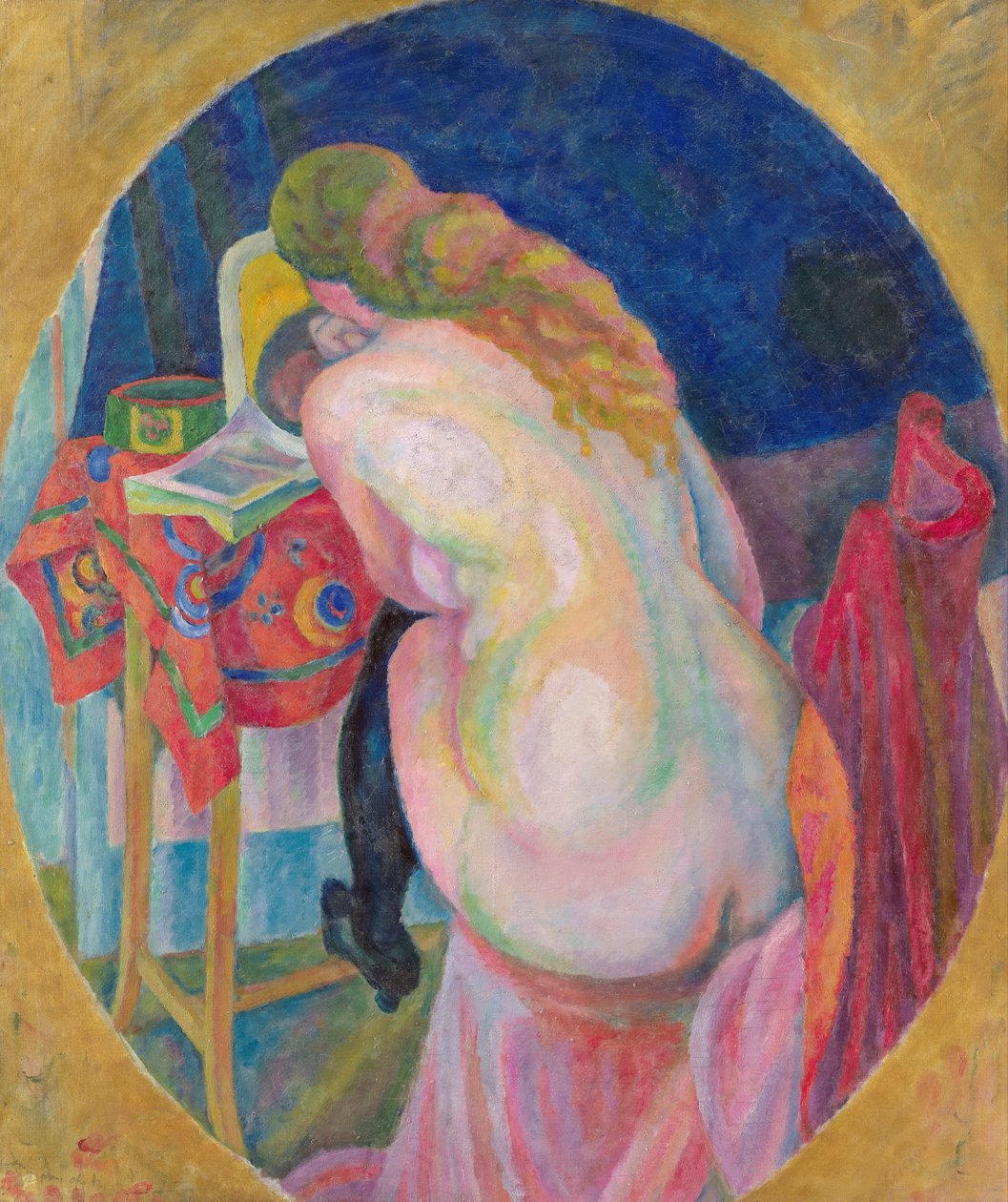 Femme nue lisant - Robert Delaunay