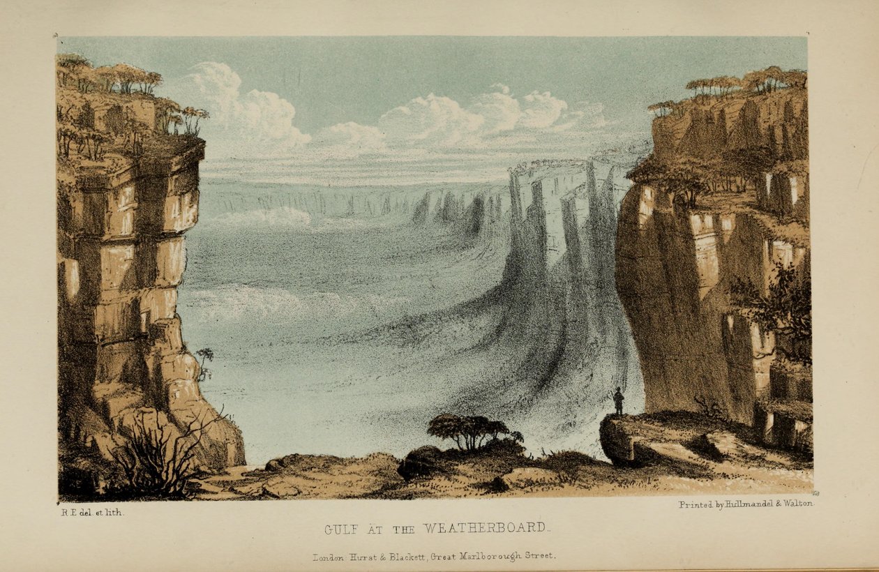 Golfe à Weatherboard, aquarelle de Robert Elwes (1819-1878), un jeune gentleman britannique fortuné de Norfolk - Robert Elwes