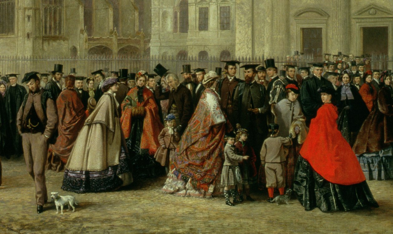 Matinée de diplôme à Cambridge en 1863 (détail) - Robert Farren
