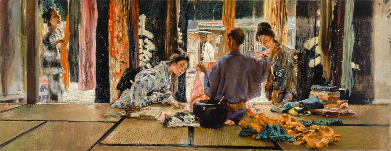 Le Marchand de soie, Japon - Robert Frederick Blum