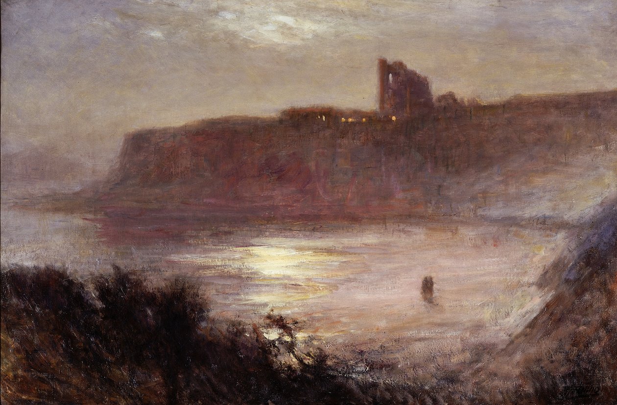 Clair de lune - Prieuré de Tynemouth, c.1922 - Robert Jobling