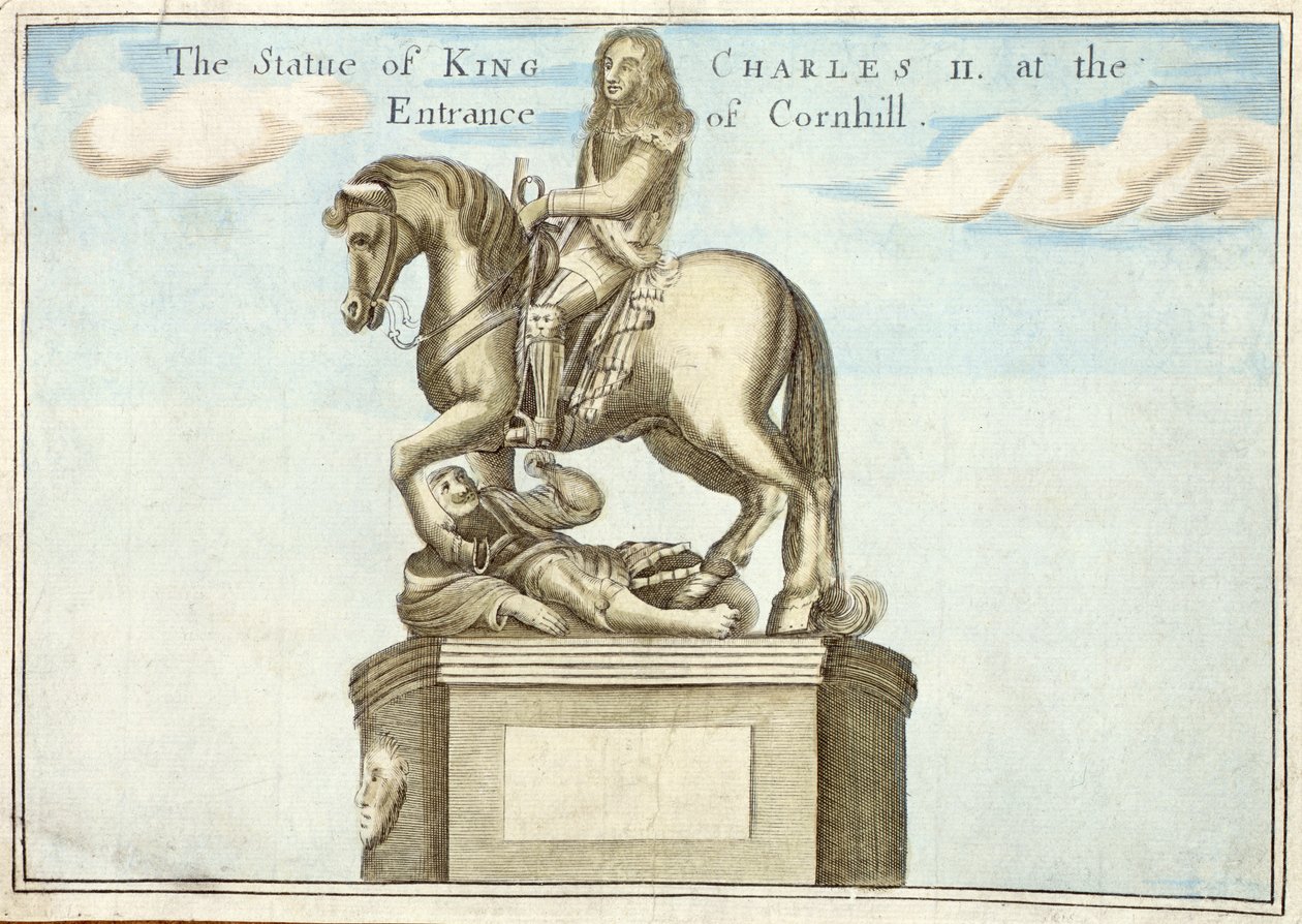 Statue du roi Charles II (1630-85) à l