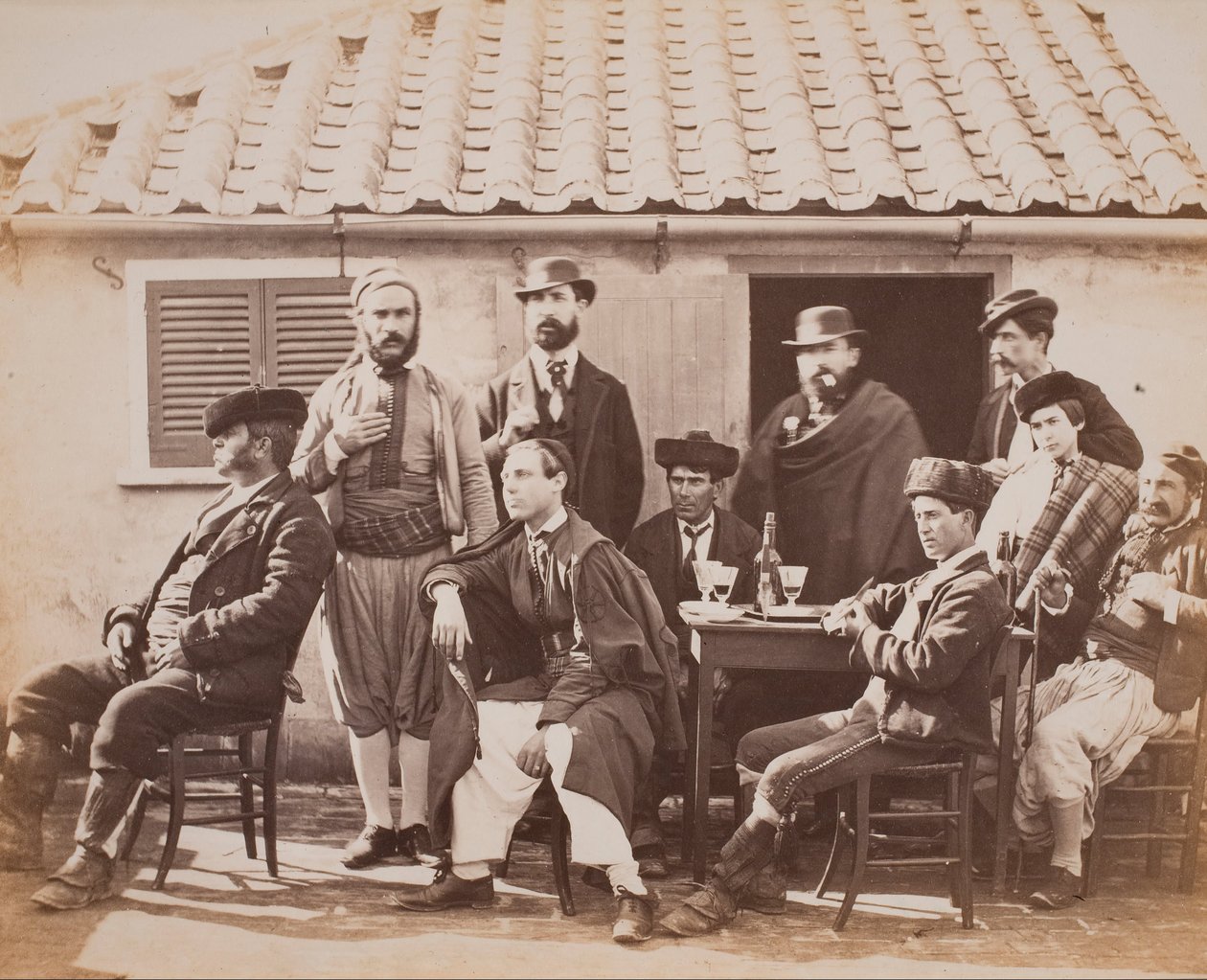 Gibraltar, groupe de contrebandiers - Robert Peters Napper