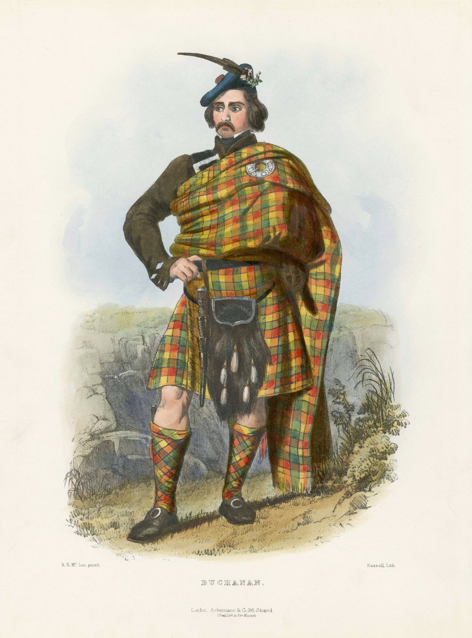 Buchanan, de The Clans of the Scottish Highlands, 1845 - Robert Ronald McIan