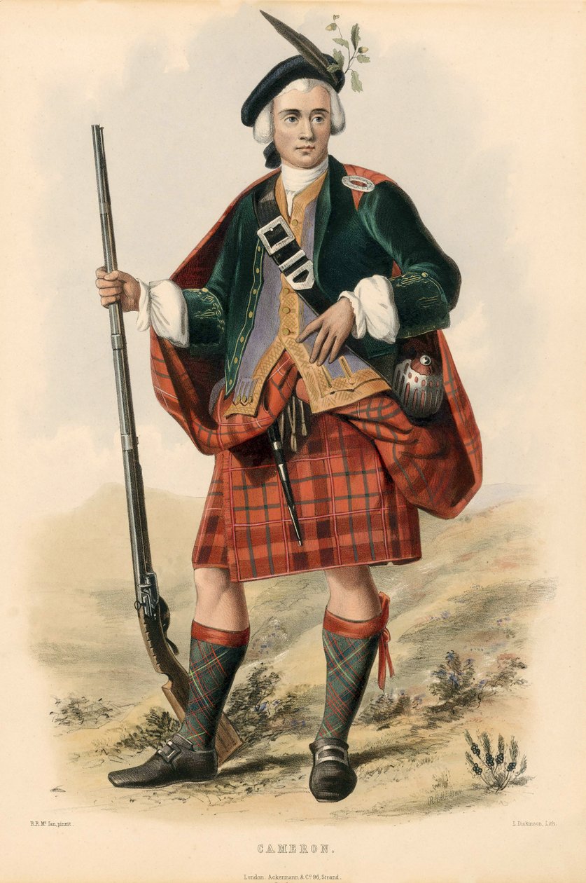 Cameron, de The Clans of the Scottish Highlands, 1845 - Robert Ronald McIan