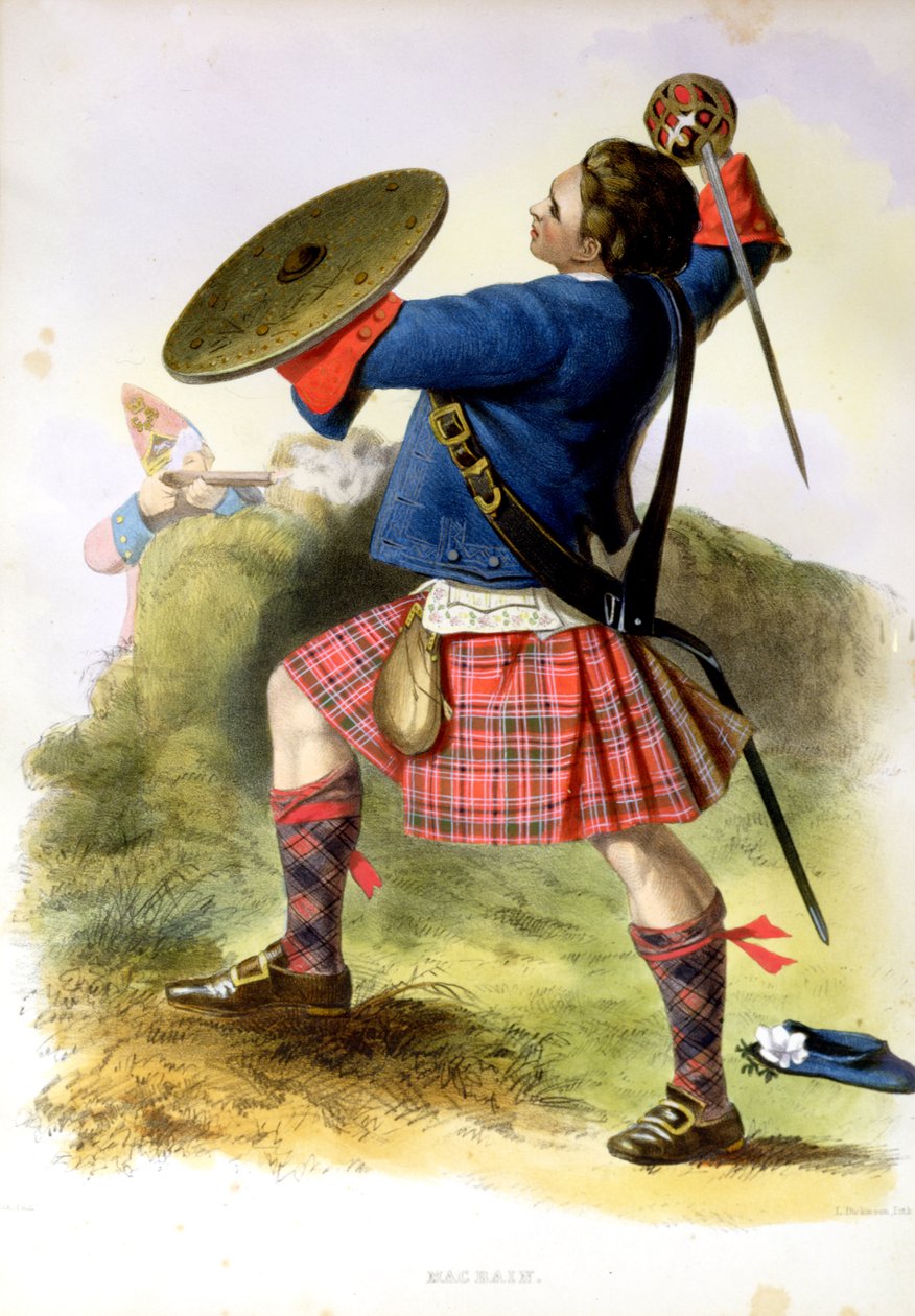 Gillies MacBean à Culloden en 1746 - Robert Ronald McIan