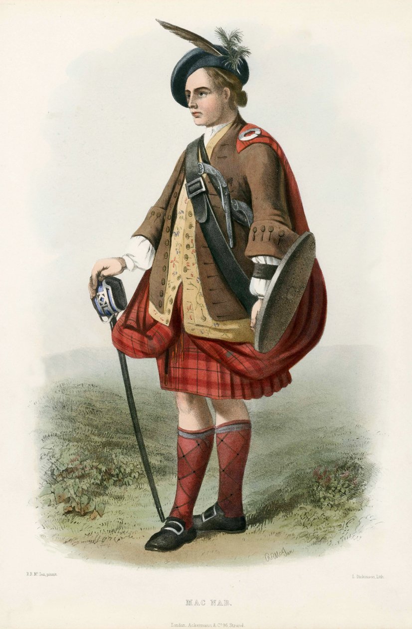 Mac Nab, de The Clans of the Scottish Highlands, pub.1845 - Robert Ronald McIan