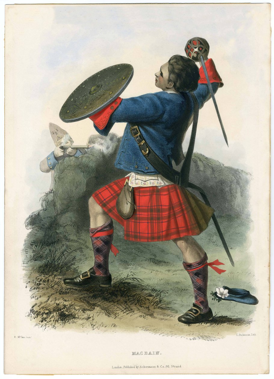 Macbain, de The Clans of the Scottish Highlands, pub.1845 - Robert Ronald McIan