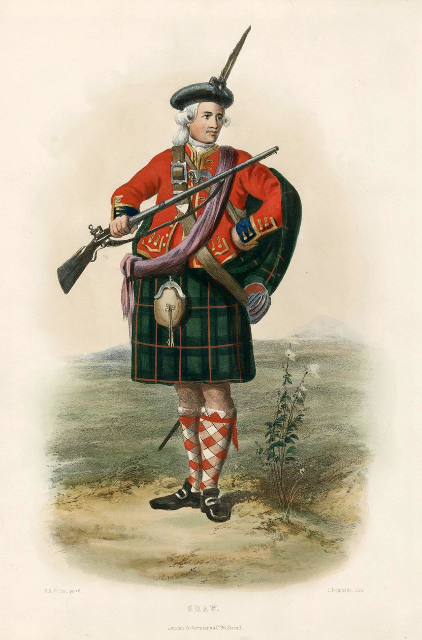 Shaw, de The Clans of the Scottish Highlands, 1845 - Robert Ronald McIan