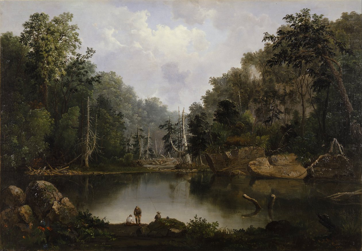 Blue Hole, eaux de crue, rivière Little Miami - Robert Scott Duncanson