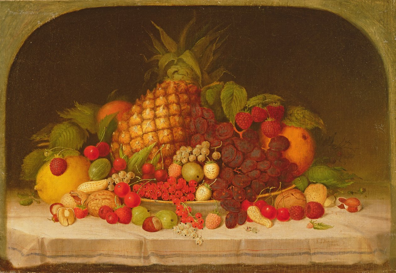 Nature morte de fruits, 1849 - Robert Scott Duncanson
