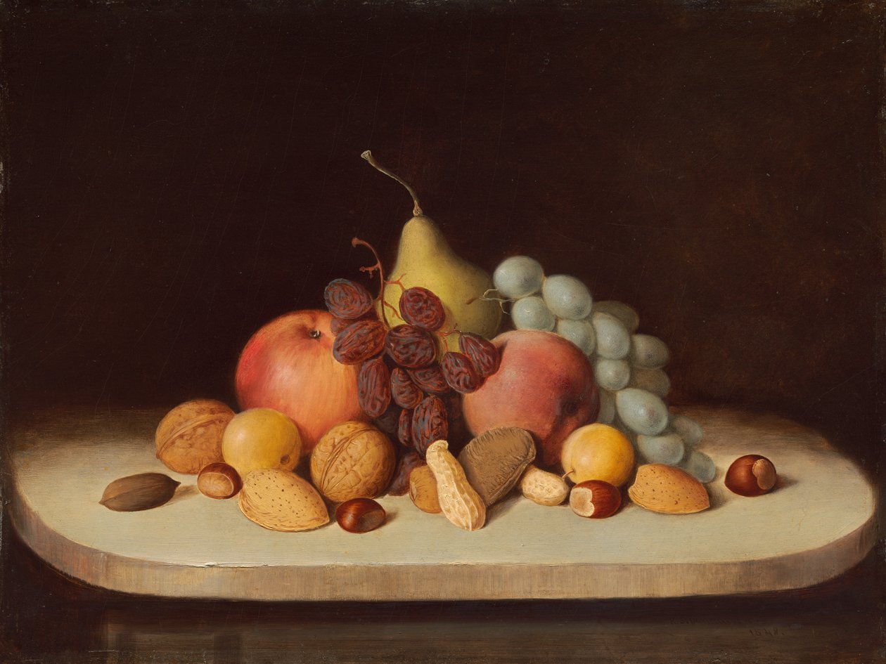 Nature morte avec fruits et noix - Robert Scott Duncanson