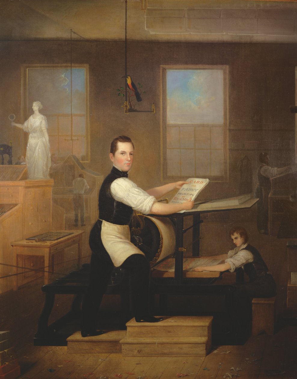 Howell Evans et son imprimerie, 1844 - Robert Street
