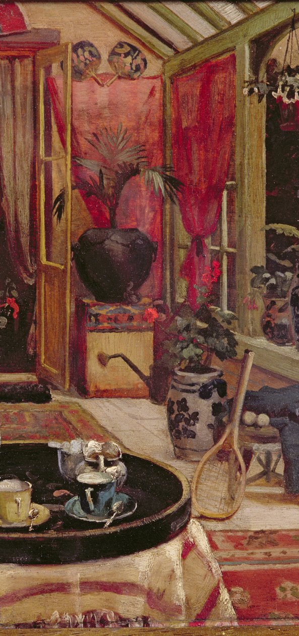 Une pause pour le thé (détail) - Robert Walker Macbeth