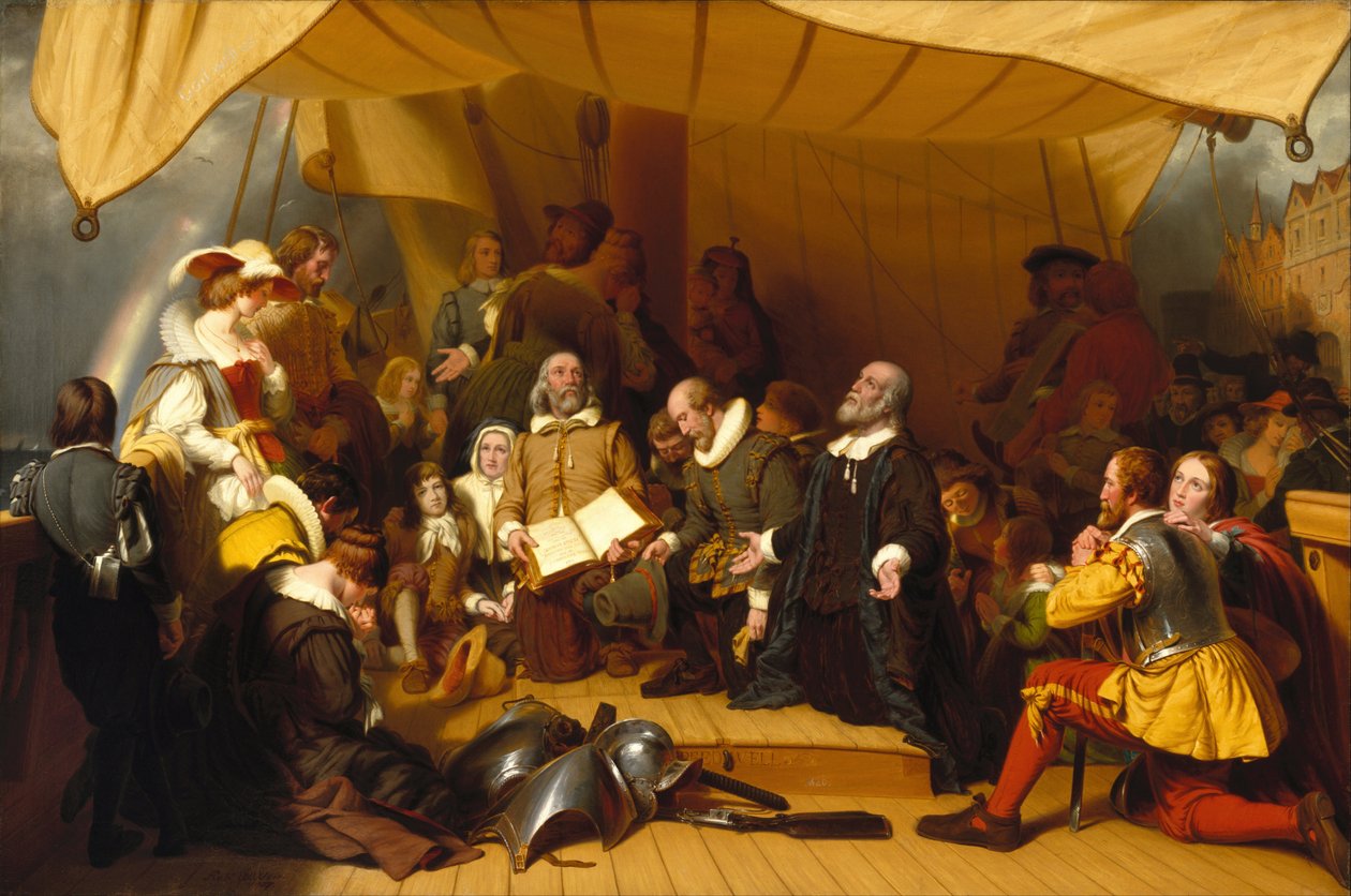 Embarquement des pèlerins - Robert Walter Weir