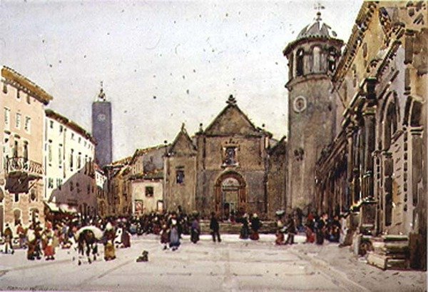 Piazza del Popolo, Orvieto - Robert Weir Allan