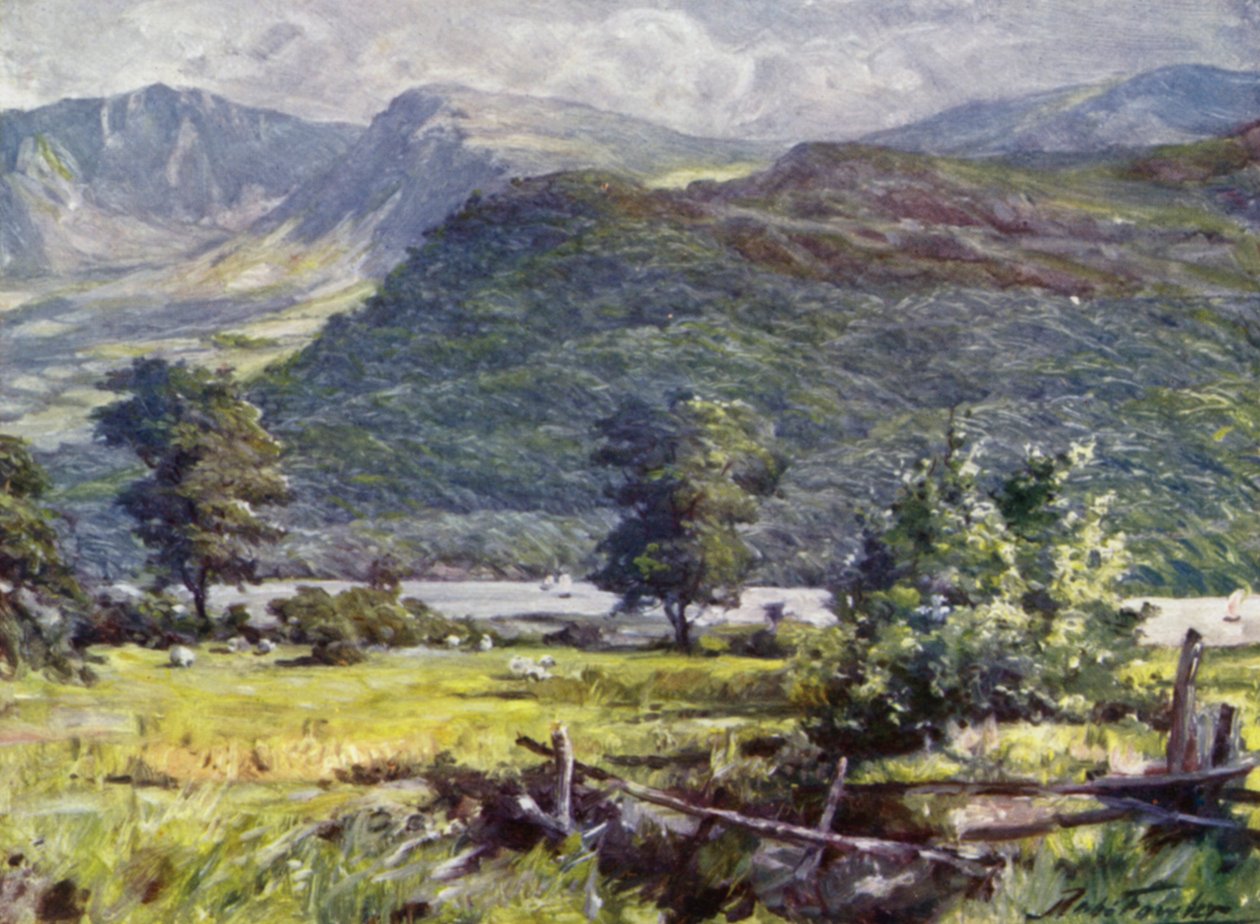 Vue de Cader Idris - Robert (after) Fowler