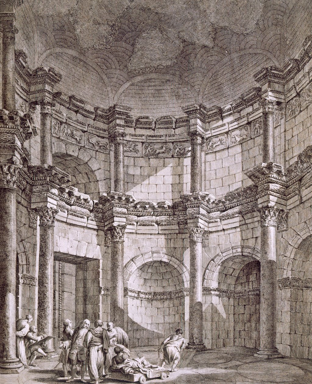 Le Temple de Jupiter, pub. 1764 - Robert Adam