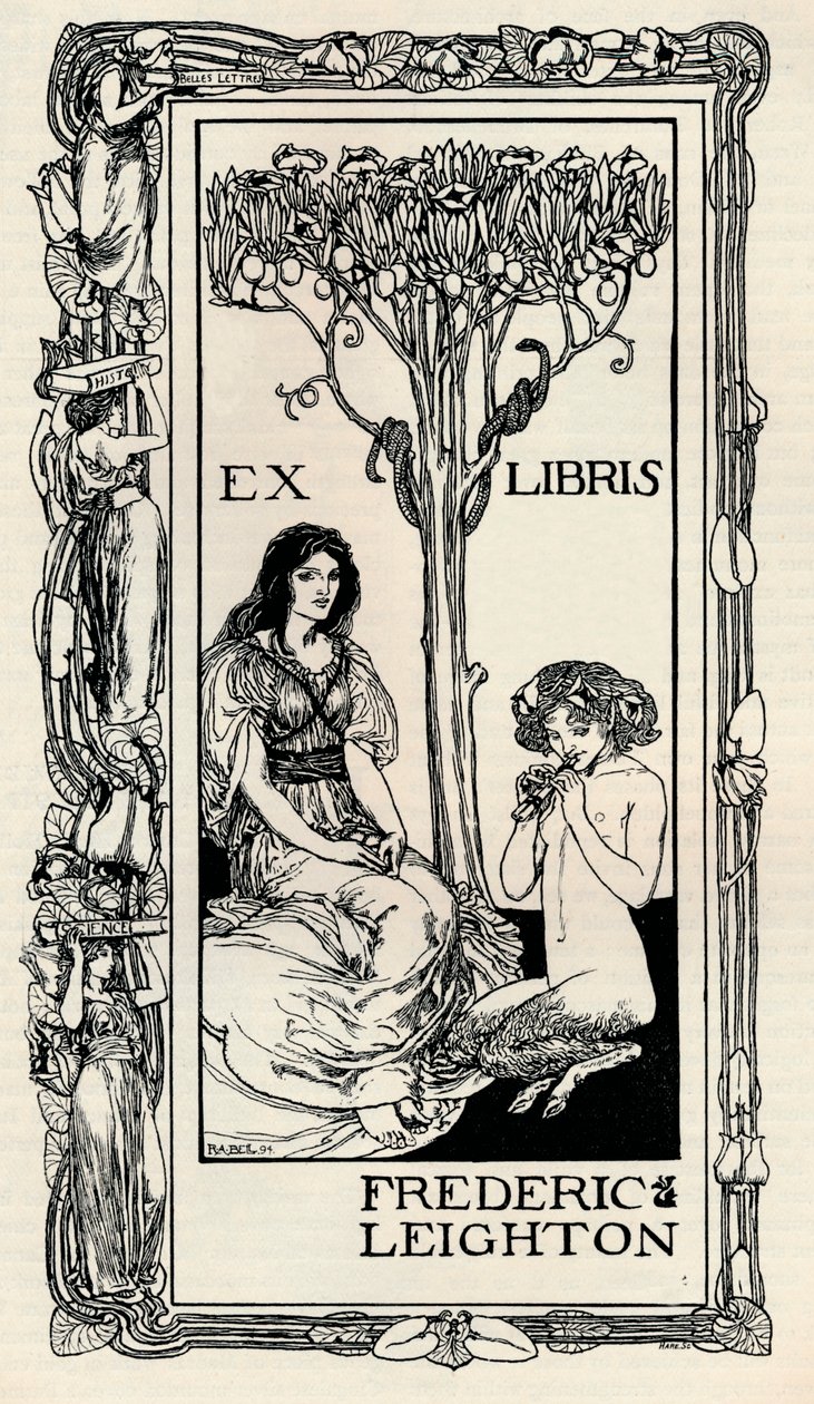Ex-libris, 1894 - Robert Anning Bell