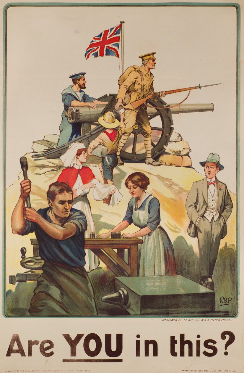 ÊTES-VOUS dans cela ?, 1915 - Robert Baden Powell