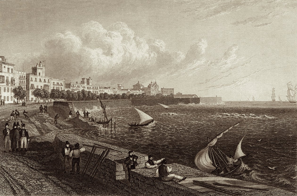 Vue de Cadix - Robert Batty