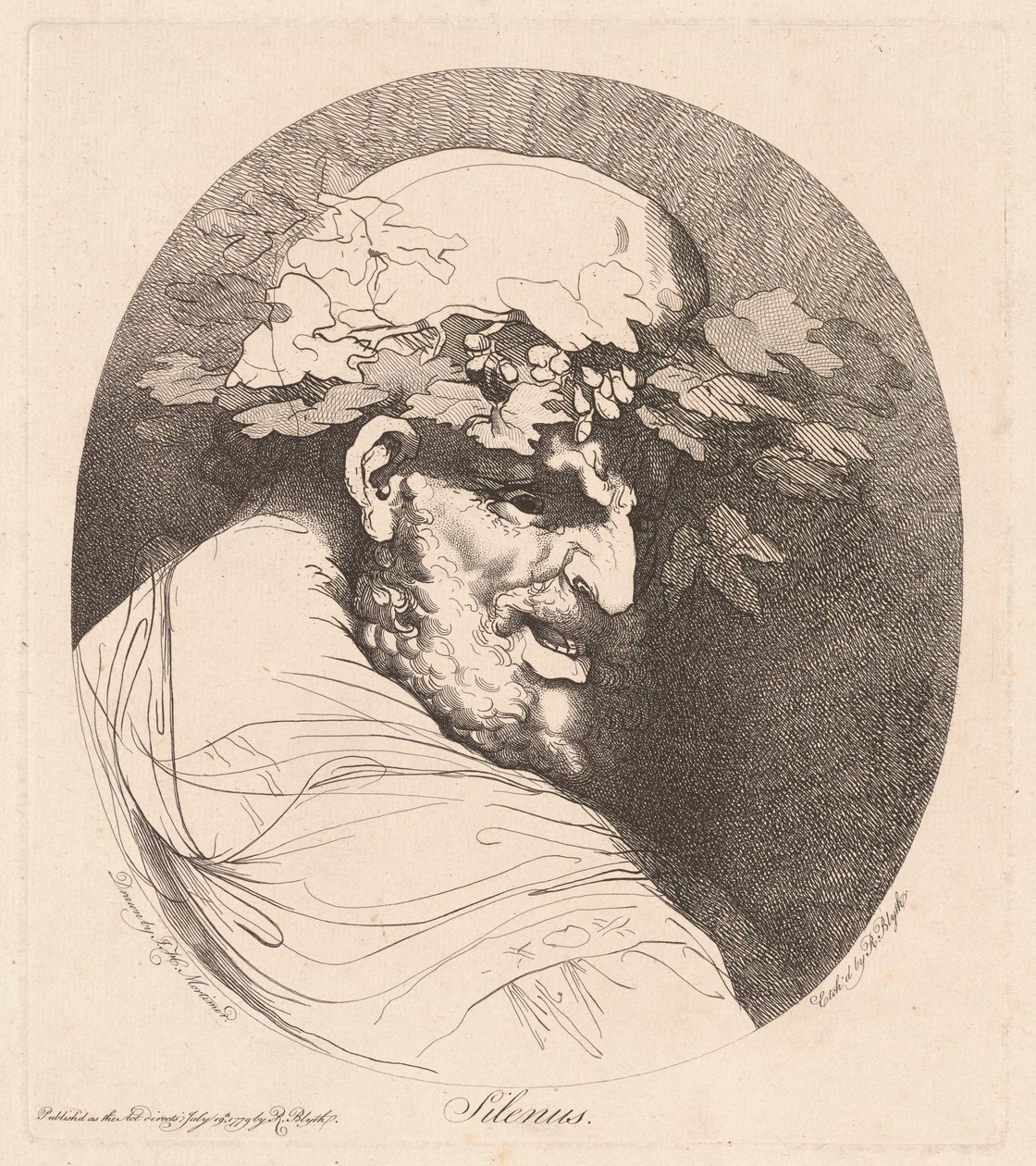 Silenus - Robert Blyth, after John Hamilton Mortimer