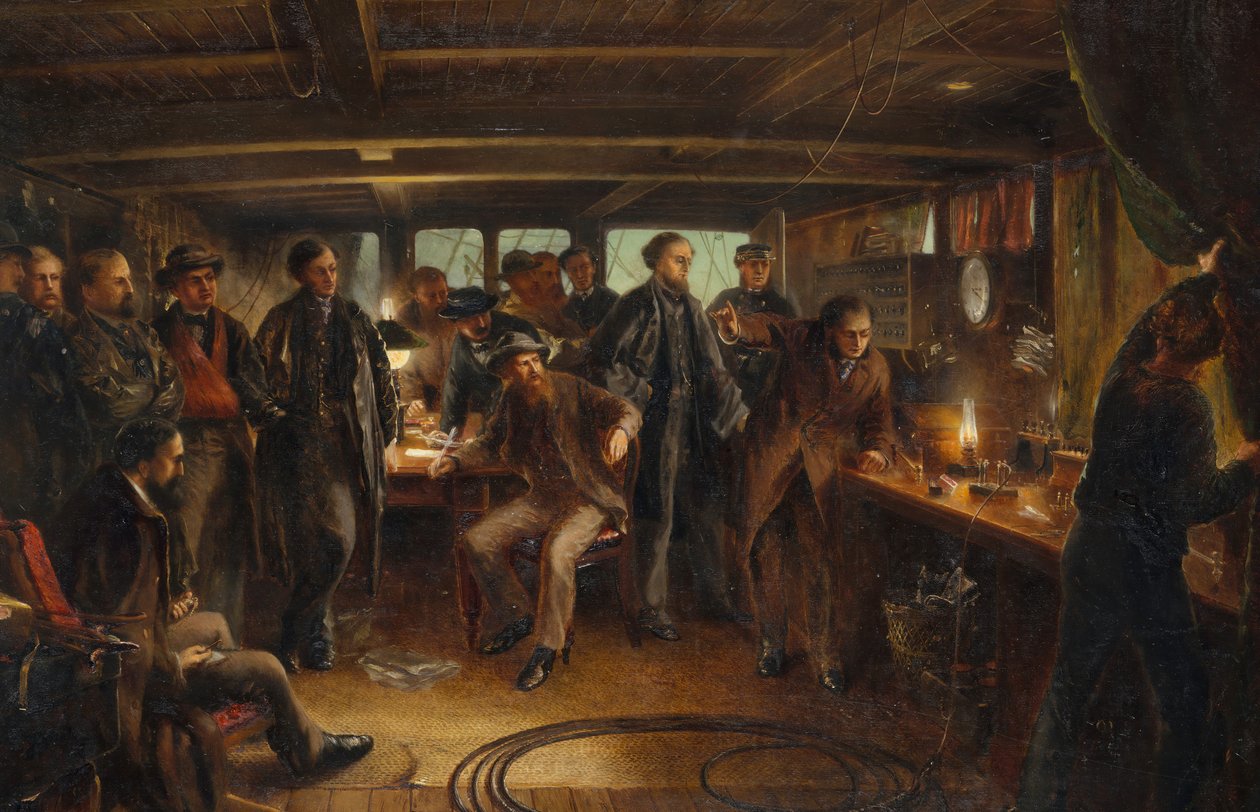 En attendant la réponse, vers 1866 - Robert Charles Dudley