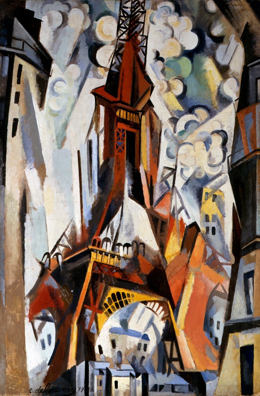 La Tour Eiffel, 1910-1911 - Robert Delaunay
