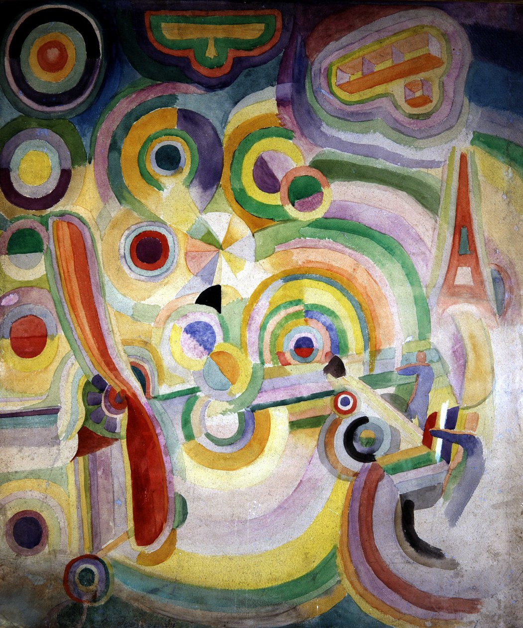 Hommage à Blériot par Robert Delaunay (1885-1941) - Robert Delaunay