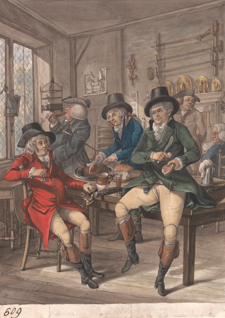 La salle des célibataires - Robert Dighton
