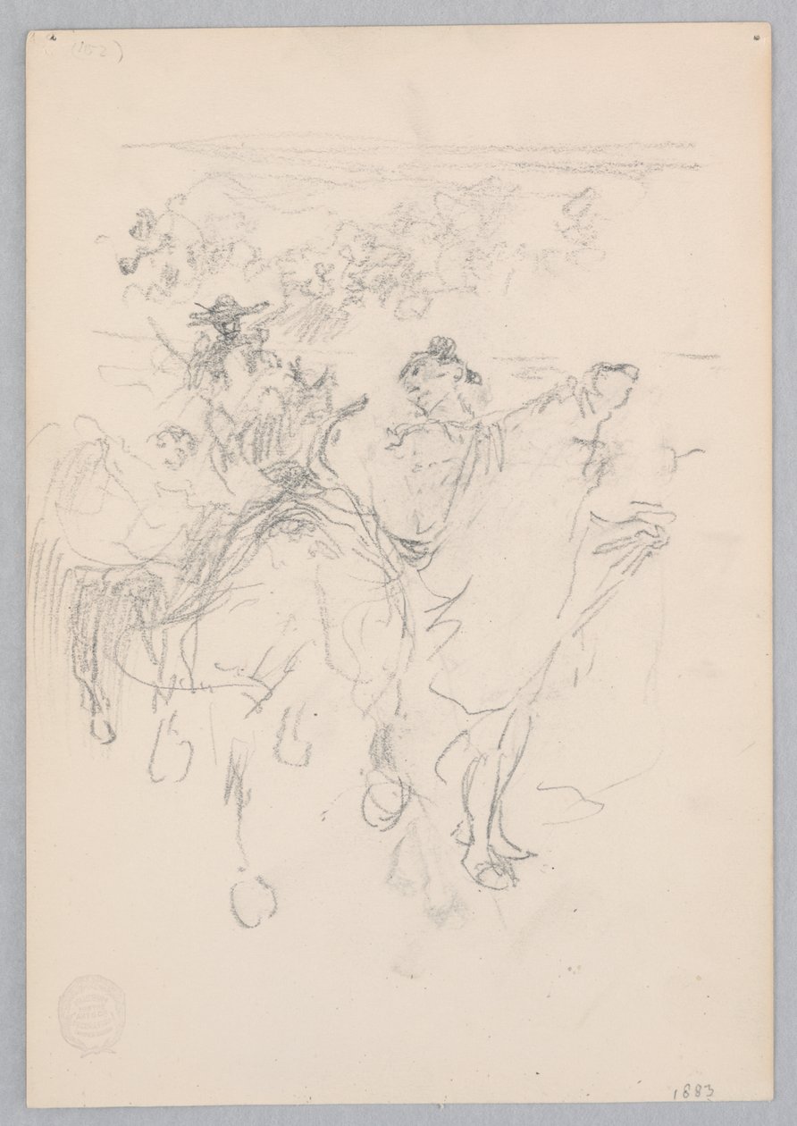 Hommes à cheval - Robert Frederick Blum