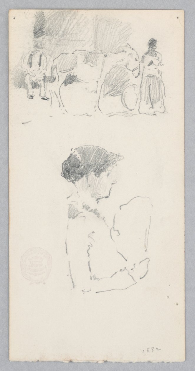 Scène de rue - Robert Frederick Blum
