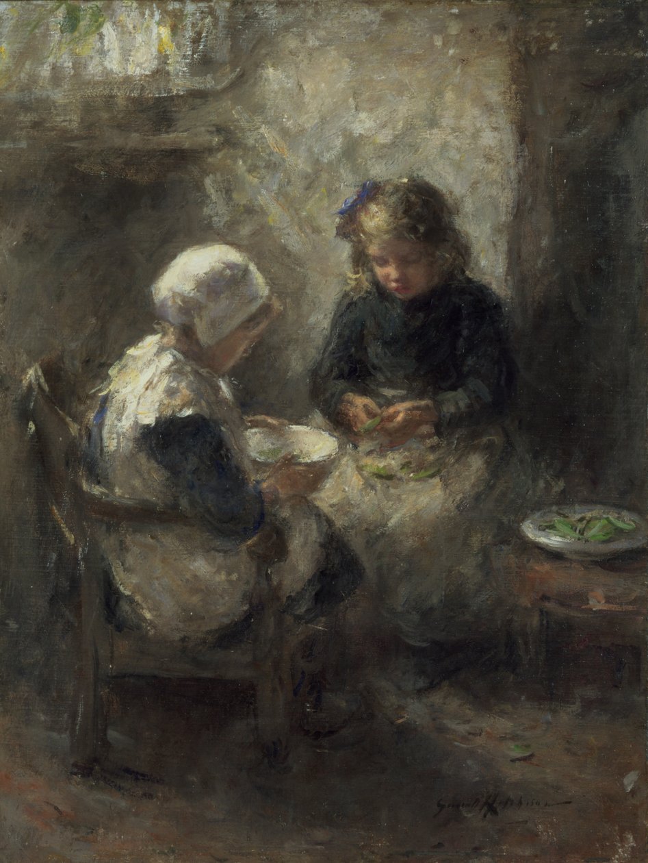 Écosser des pois - Robert Gemmell Hutchison