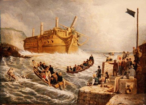 Naufrage près de Whitby - Robert Gibb