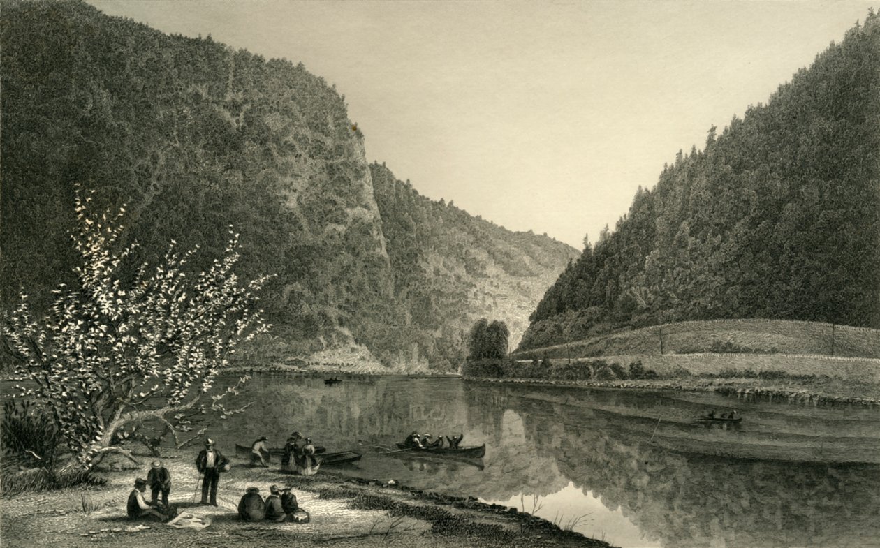 Delaware Water Gap, 1872 - Robert Hinshelwood