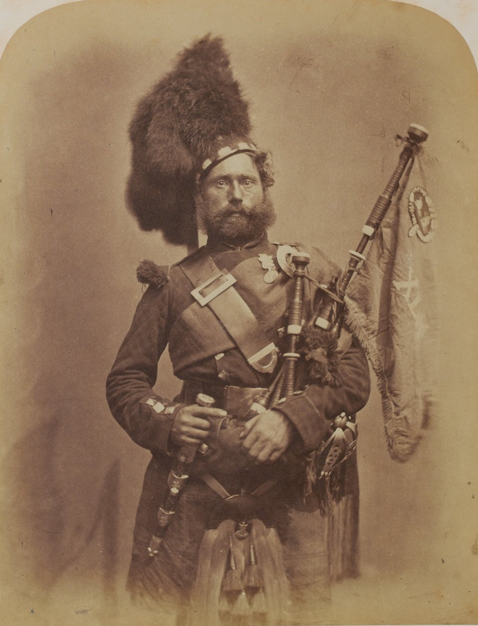 Joueur de cornemuse David Muir, 42e Highlanders (Black Watch) - Robert Howlett