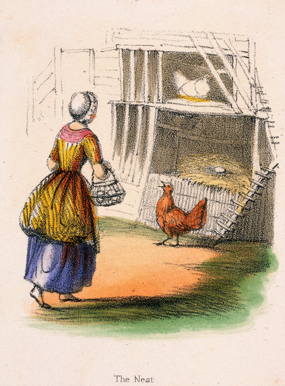 Le Nid, vers 1845 - Robert Kent Thomas