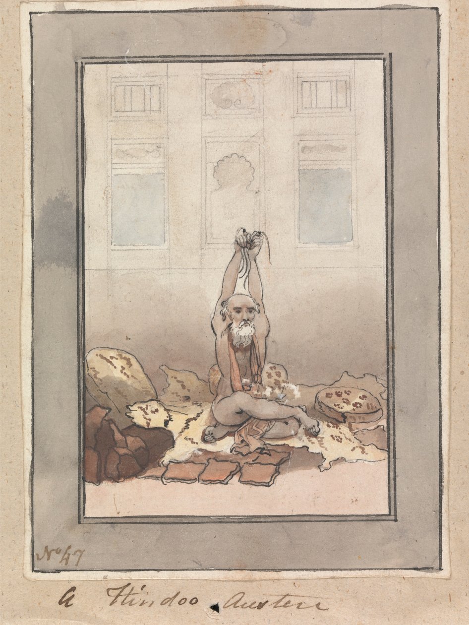 Un fakir hindou austère - Robert Mabon