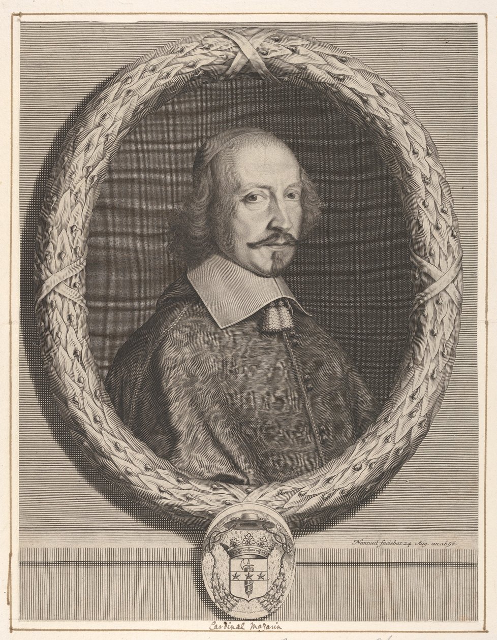 Cardinal Jules Mazarin, 1656 - Robert Nanteuil