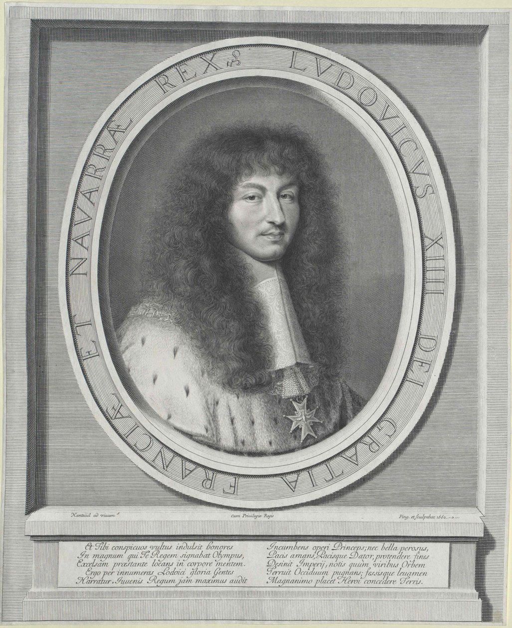 Roi de France Louis XIV - Robert Nanteuil