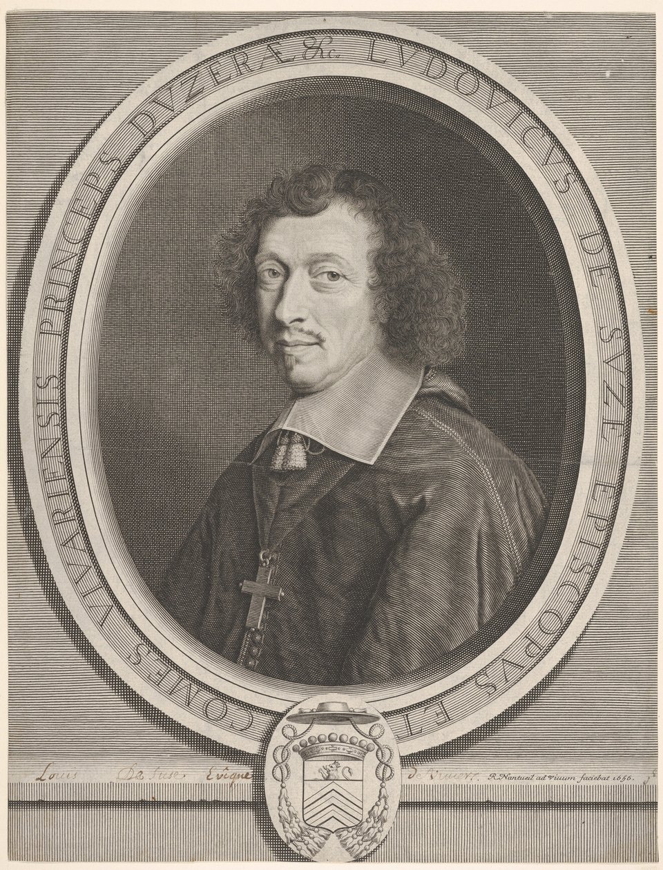 Louis-François de La Baume de Suze, 1656 - Robert Nanteuil