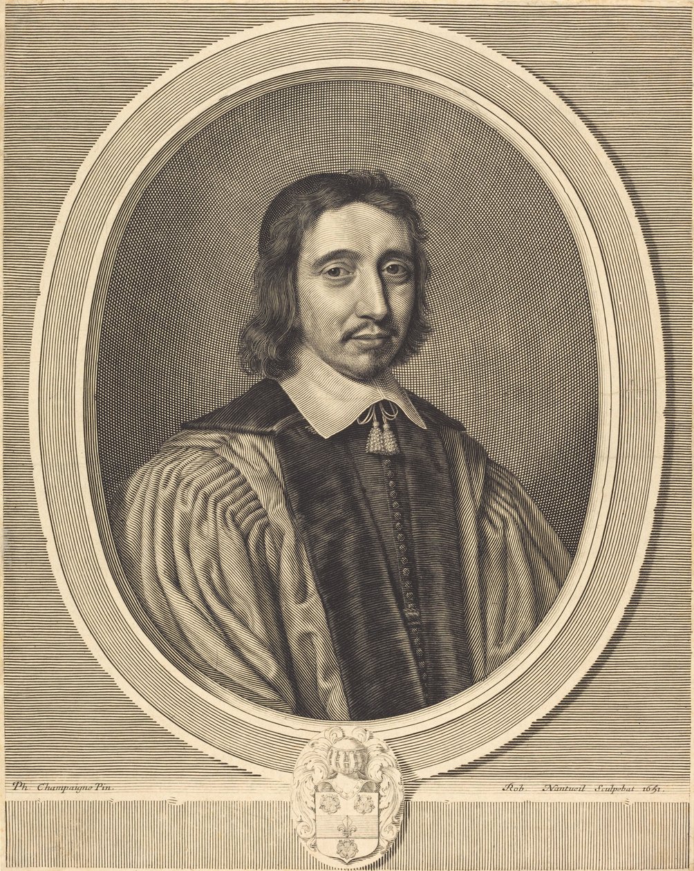 Charles Benoise - Robert Nanteuil after Philippe de Champaigne