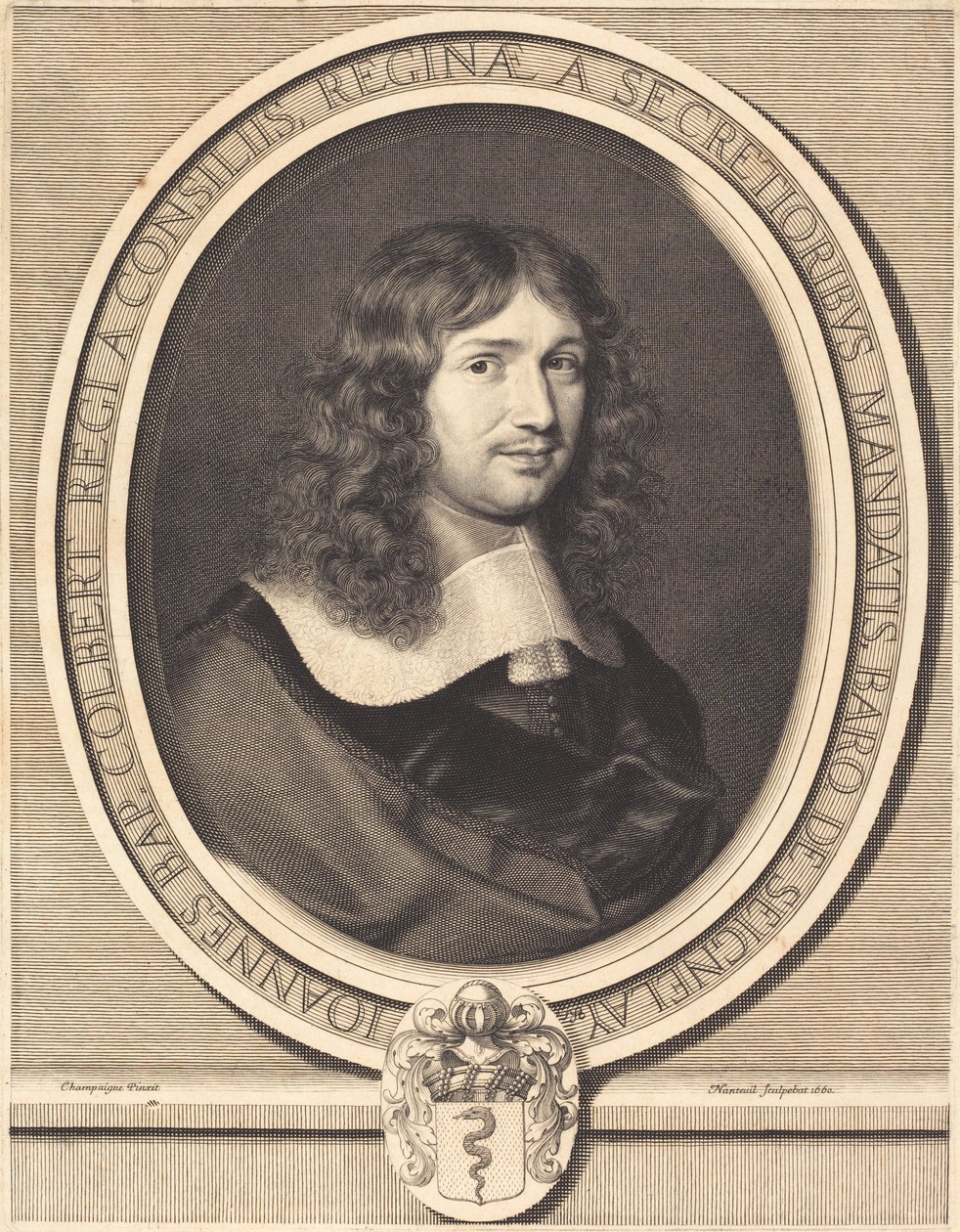 Jean-Baptiste Colbert - Robert Nanteuil after Philippe de Champaigne
