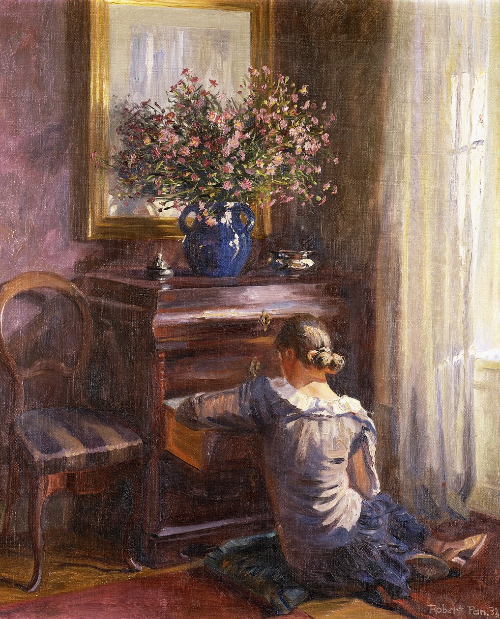 Une femme dans un intérieur - Robert Panitzsch