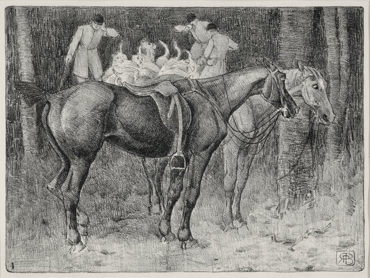 Scène de chasse - Robert Polhill Bevan